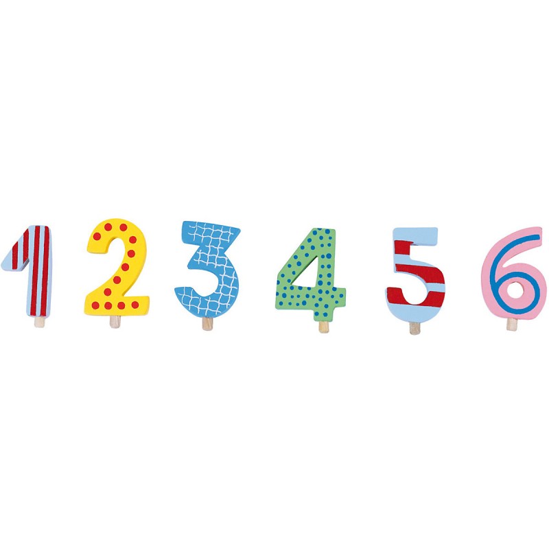 Customizable Movable Letters Montessori Colorful Birthday Party Wooden Small Train Candle Holder Children Cake Decorations