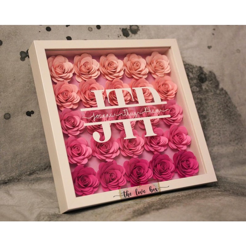 High Quality Custom Wood White Custom Square Shadow Box Frame Wholesale 12x12