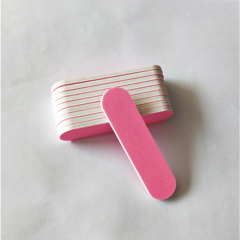 Wholesale Mini Pink Nail File Custom Logo Nail Salon