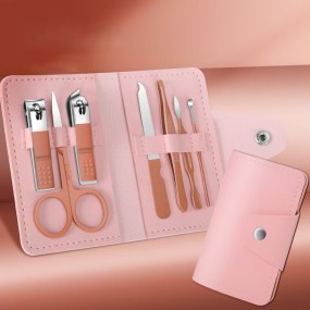 Wholesale Price Professional Custom Logo Private Label Nail Art Set 7-Piece Nail Kit