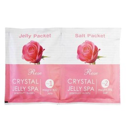 Rose Crystal Jelly Foot Soak DIY Foot Jelly Powder Spa Softening Whitening Foot Bath Salt Scrub OEM ODM Jelly Spa Pedicure