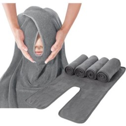 Microfiber Esthetician Spa Towel Soft Face Cloth Facial Mask Removal Steam Massage Cleaning Split Design Bath Towel