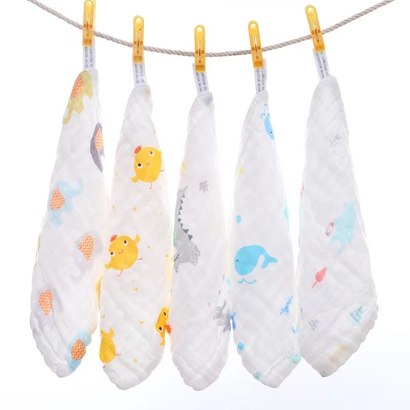 6-Pack Baby Muslin Unisex Comfortable Soft for Newborn Children Girls & Boys
