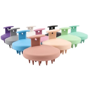 Hot-Selling Custom Scalp Hair Massager ABS Body Shampoo Brush Silicone Bath Brush Scalp Itch High-Quality Scalp