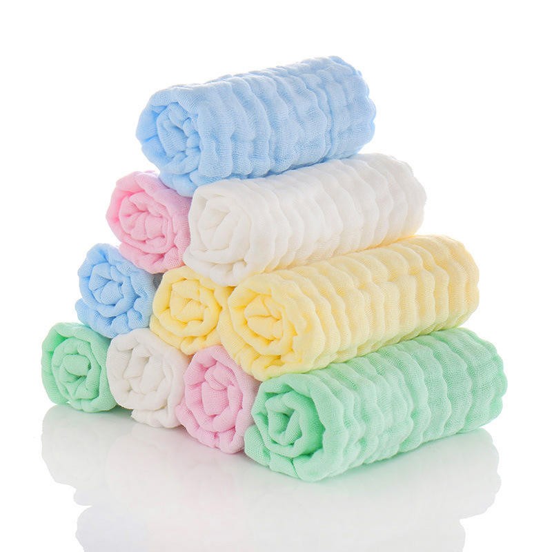 100% Pure Cotton Baby Gauze Towel 6-Layer Gauze Super Soft Newborn Bath Towel Children's Bath Towel