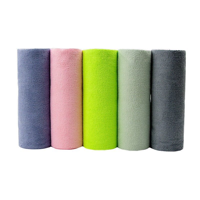 Strong Absorbent Quick-Dry Microfiber Cleaning Cloth Roll Disposable Cleaning Rags Reusable Towel Microfiber Towel Roll
