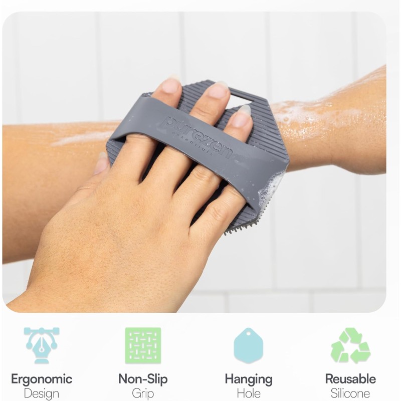 High-Quality Wholesale Silicone Bath Brush Body Washer for Gentle Exfoliation Softer Body Washer and Sponge