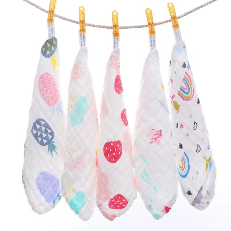 6-Pack Baby Muslin Unisex Comfortable Soft for Newborn Children Girls & Boys