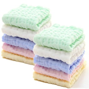 100% Pure Cotton Baby Gauze Towel 6-Layer Gauze Super Soft Newborn Bath Towel Children's Bath Towel