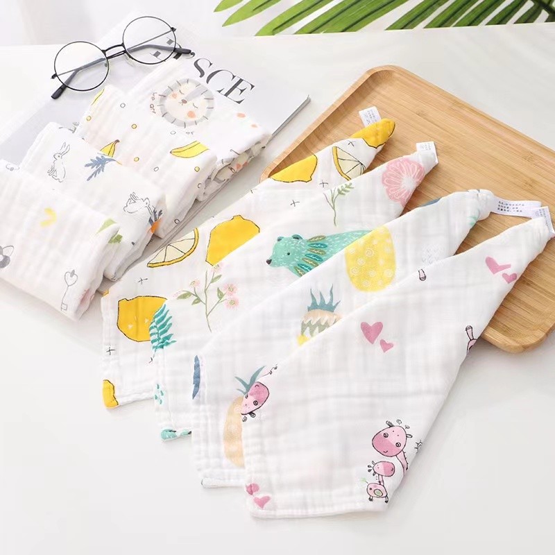 6-Pack Baby Muslin Unisex Comfortable Soft for Newborn Children Girls & Boys