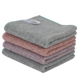 Reusable Renewal Bamboo Charcoal Makeup Removal Microfiber Face Towel Super Soft Face Towel for Sensitive Skin