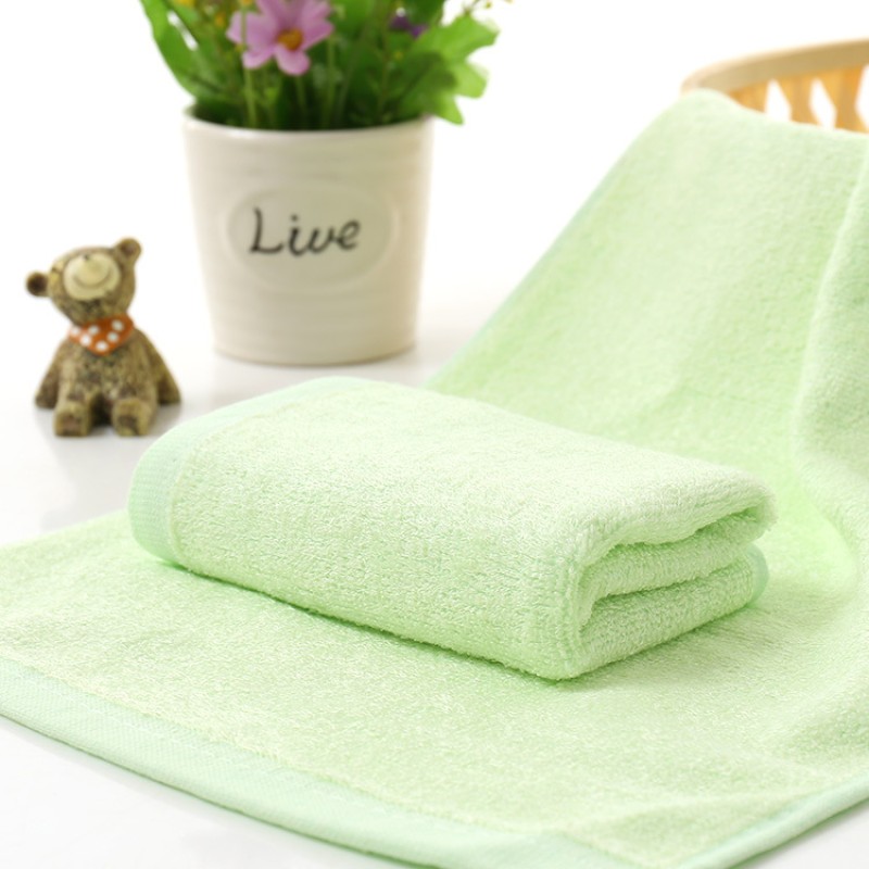 Baby Natural Bamboo Organic Cotton Towel & Washcloth Newborn Soft Baby Wipes