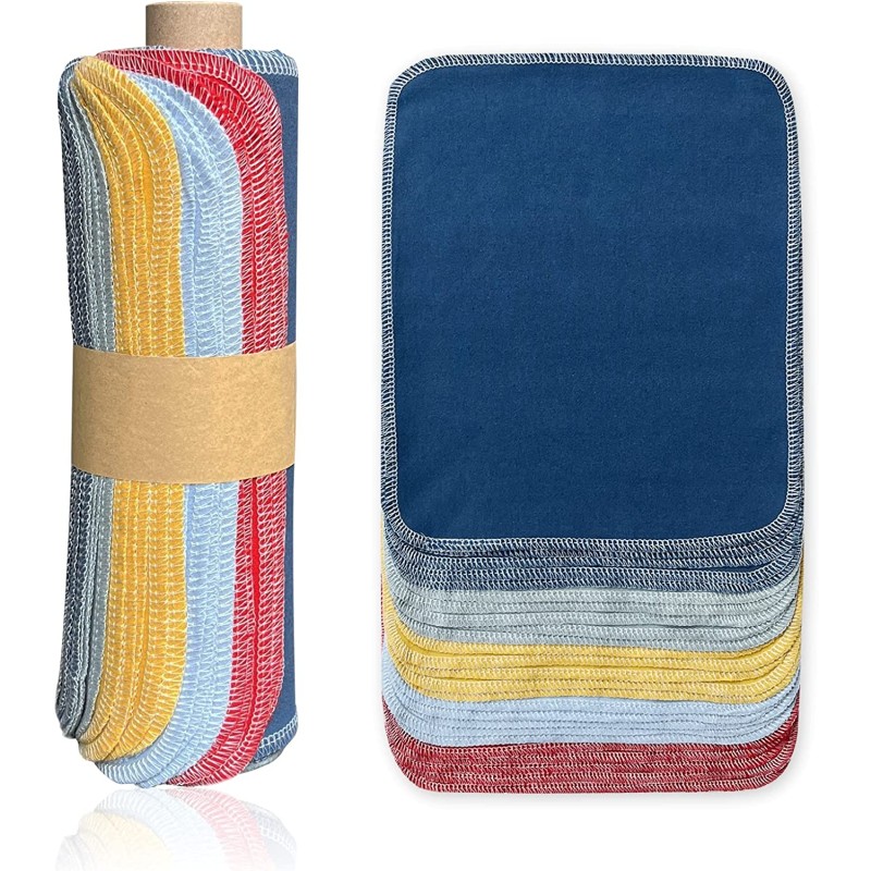 Reusable Napkins Zero Waste Reusable Toilet Paper Cleaning Washing Kitchen Paperless Cloths