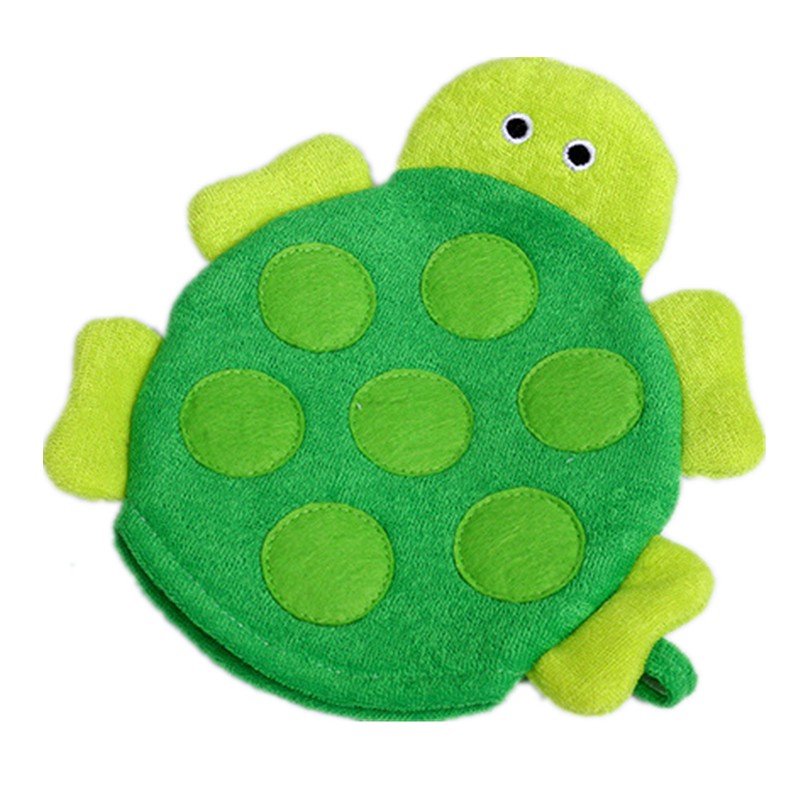 Children's Loofah Bath Gloves Exfoliating Gloves Body Washer Bath Sponge Towel Gloves Baby Bath Gloves