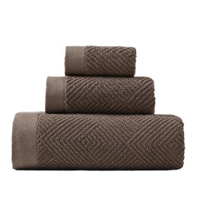 Wholesale Luxury Comfortable Home High-Quality Plain Color OEM Pure Cotton Bathroom Adult Face Towel