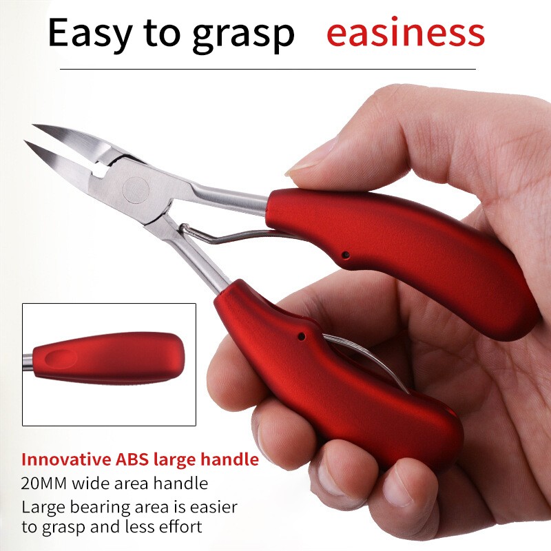 Professional Stainless Steel Pedicure Ingrown Toenail Scissors Set Thick Nail Removal Tool with Gift Box Easy Use