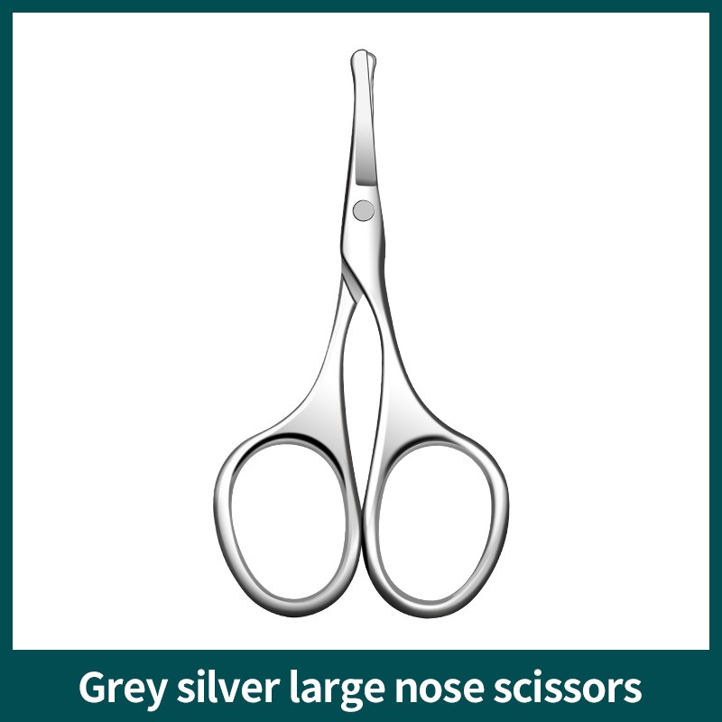 Factory Price 1pcs Nose Hair Scissors Mini Multi-Purpose Scissors Satin Finish Household Scissors