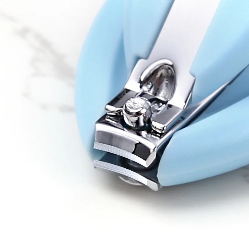 Hot Sale Blue Pink Professional Baby Care Tool Safety Mini Fine Nail Trimmer Newborn Manicure Pedicure Nail Clipper