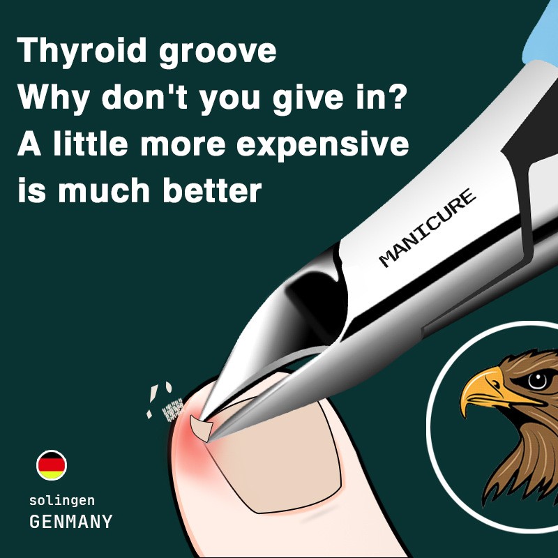 Ingrown Toenail Nail Clipper Podiatry Correction Nipper Cuticle Cutter Pedicure Manicure Foot Care Tool Stainless Steel