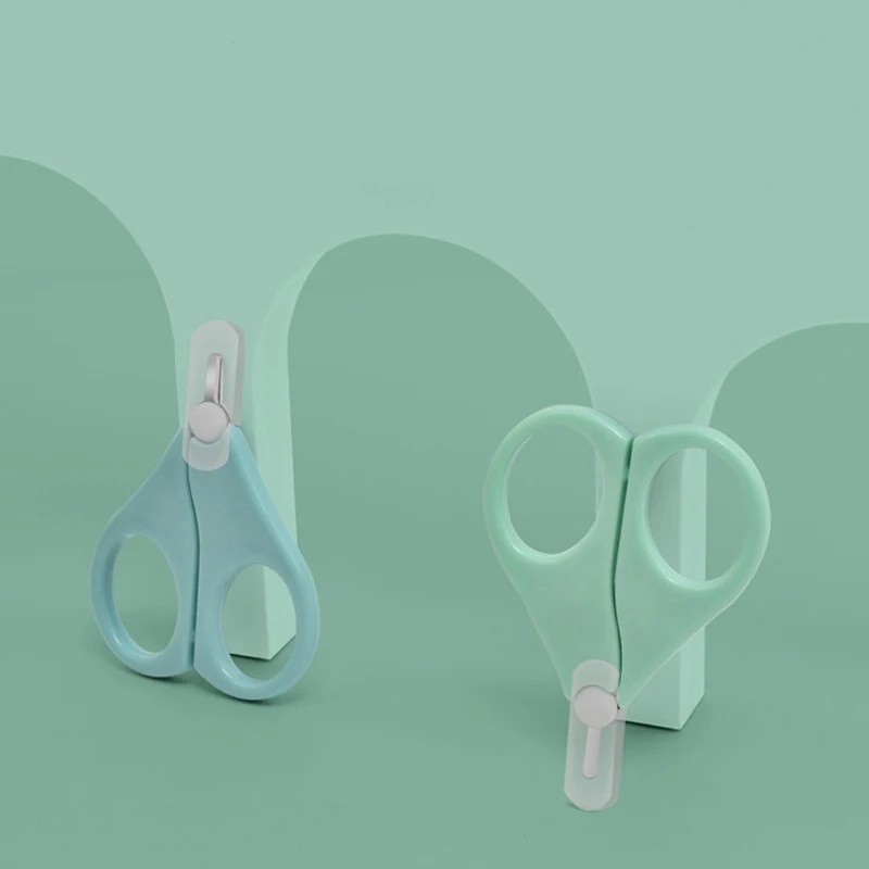 Newborn Baby Safety Manicure Nail Scissors Convenient Baby Nail Care Supply Tool New