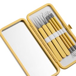 7PCS Blackhead Remover Set Acne Pimple Extractor Pimple Blemish Treatment Whitehead Remover Set No Risk Facial Skin