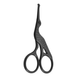 Advanced Facial Hair Scissors Safety Black Round Tip Nose Hair Beard Eyebrow Eyelash Men Women Trimming Scissors