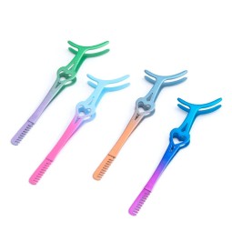 Stainless Steel Beauty Tool Eyelash Curler False Eyelash Applicator Mascara Aid Eyelash Curling Makeup Tool