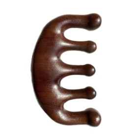 1 pc Sandalwood Massage Comb Five-Claw Head Scraping Stick Promote Blood Circulation Self Care Tool Wide Tooth Massage Comb
