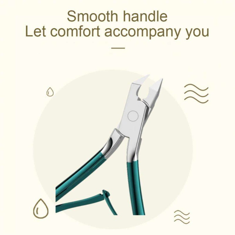 Nail Clipper Cuticle Nipper Professional Ingrown Toenail Scissors Dead Skin Remover Stainless Steel Pedicure Tool