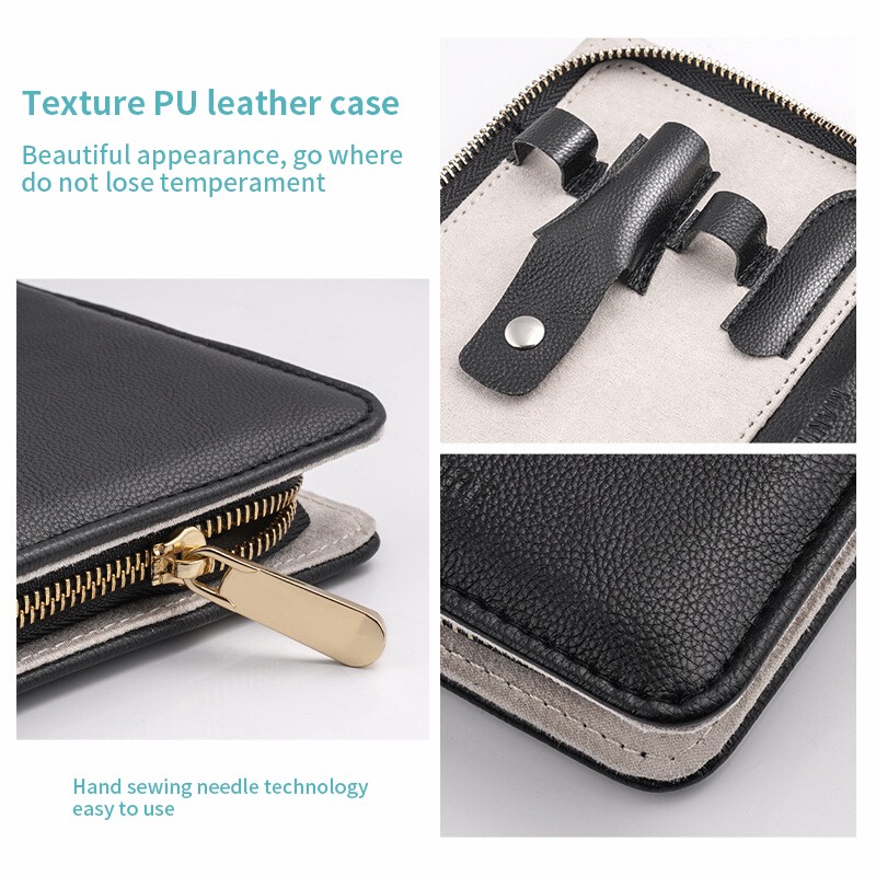 9 pcs Nail Clipper Mantis Manicure Set Pedicure Set Stainless Steel Ingrown Toenail Clipper Tool with Leather Gift Box