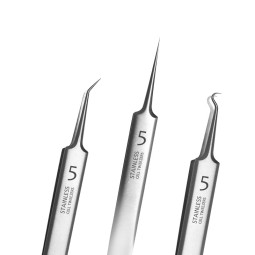 No. 5 High-Quality Ultra Fine Cell Blackhead Pimple Tweezers Beauty Hair Special Extractor Tool Acne Needle Tool