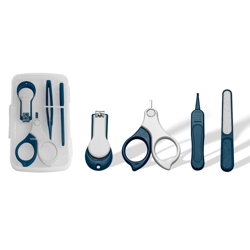 Hot Sale 4 in 1 Baby Nail Care Set Stainless Steel Nail Clipper Set Beauty Set Home Nail Clipper Tool