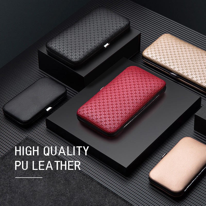 19PCS Professional Stainless Steel Manicure Pedicure Nail Clipper Cuticle Scissor Clipper Personal Care Travel Nail Clipper Kit