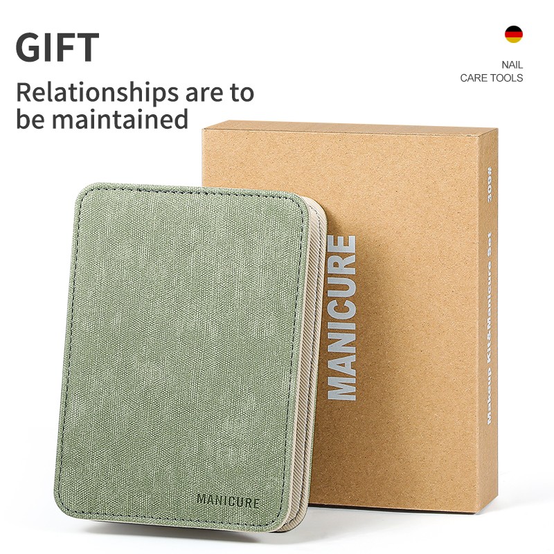 8pcs Nail Clipper Manicure Set Pedicure Set Stainless Steel Ingrown Toenail Clipper Tool with Travel Gift Box Set