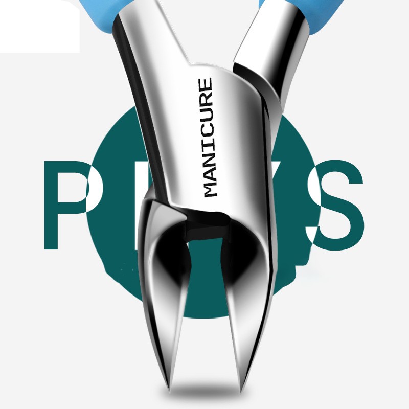 Professional Nail Care Tool Ultra Sharp Curved Stainless Steel Toenail Scissors Ingrown Thick Nail Dead Skin Dirt