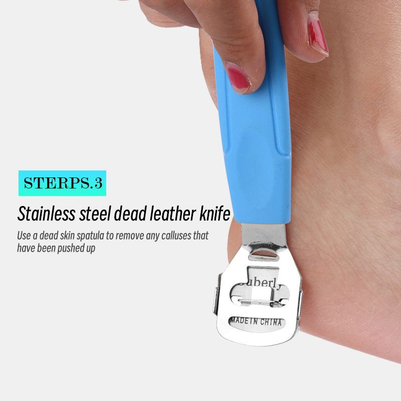 Hot Sale 8/10 in 1 Pedicure Kit Stainless Steel Professional Nail Tool Pedicure Tool Set Foot Scraper Kit Foot Scraper Board