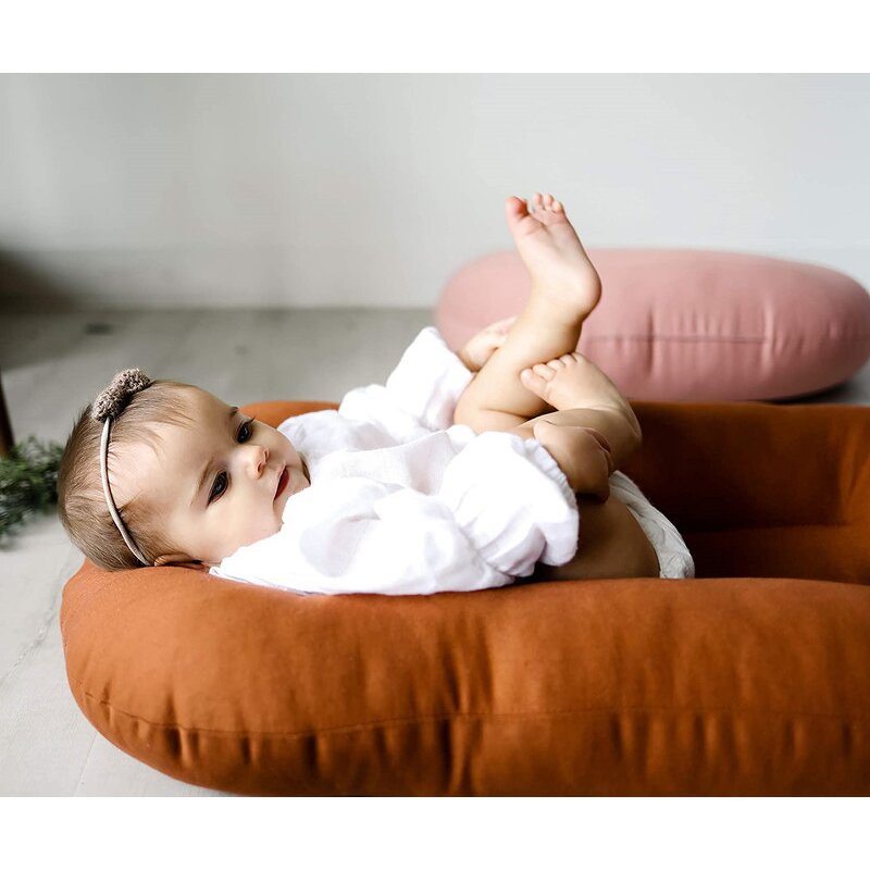 Foldable Crib Soft Cotton Newborn Sleep Sack Pillow Nest Newborn Lounger