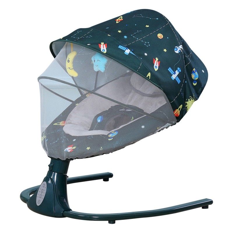 Newborn Automatic Spring Crib Motor Hammock Swinger Electric Baby Cradle