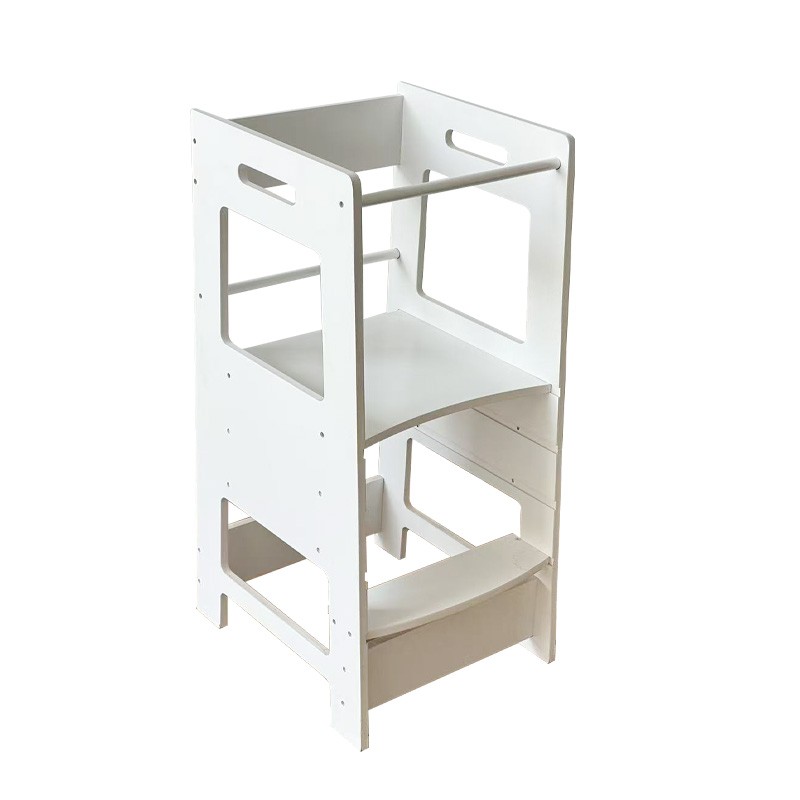 Adjustable Wooden Learning Tower Multi-Purpose Learning Stool Kitchen Helper Children's Learning Tower