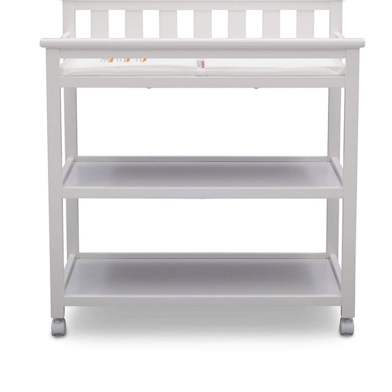 Durable Bedroom Furniture Preschooler Diaper Wooden Baby Changing Table with Storage Cabinet