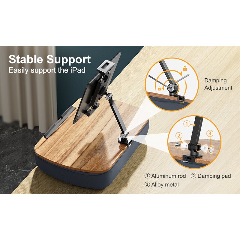 Wooden Lap Tray Portable Laptop Bed Tray Sofa Multifunctional Lap Tray Reading Bookstand