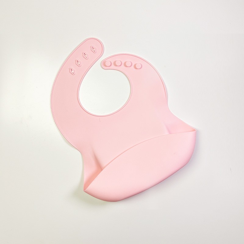 Cheap Baby Food Silicone Divider Plate and Bib Wooden Suction Silicone Baby Plate