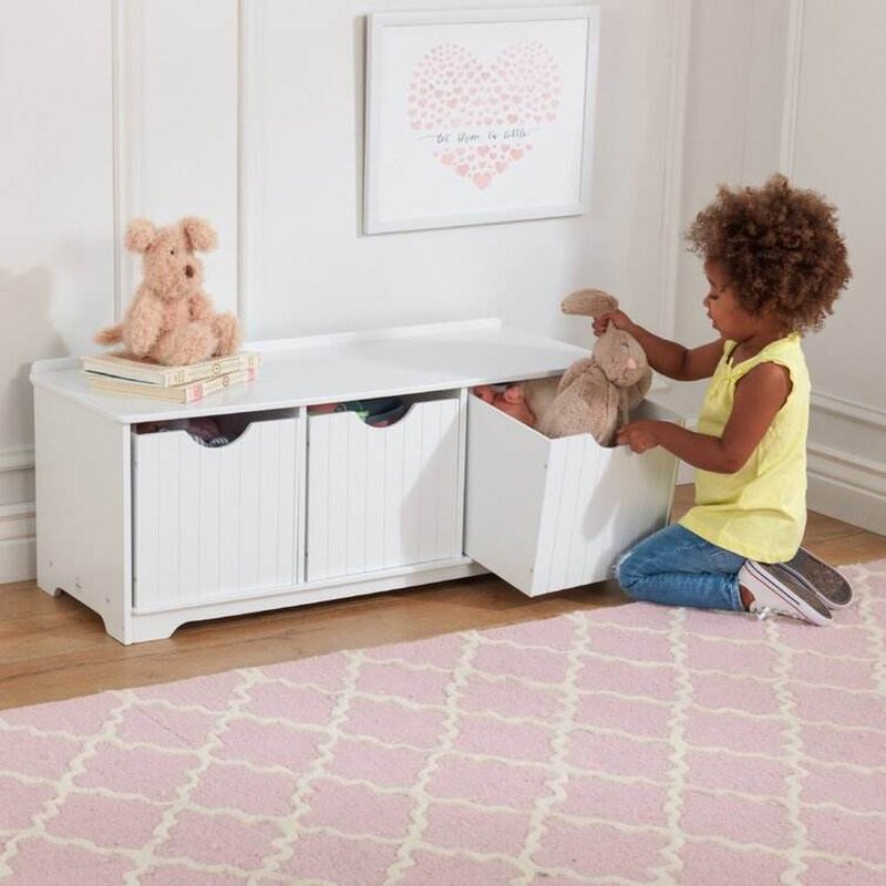 High-Quality Factory Direct Wholesale Living Room Cabinet Custom Children's Toy 3-Drawer Storage