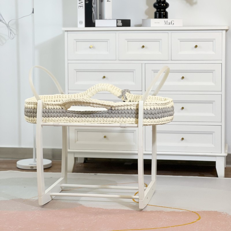 Wholesale Base Swing Rope Mattress Baby Moses Crochet Moses Basket Newborn Bassinet