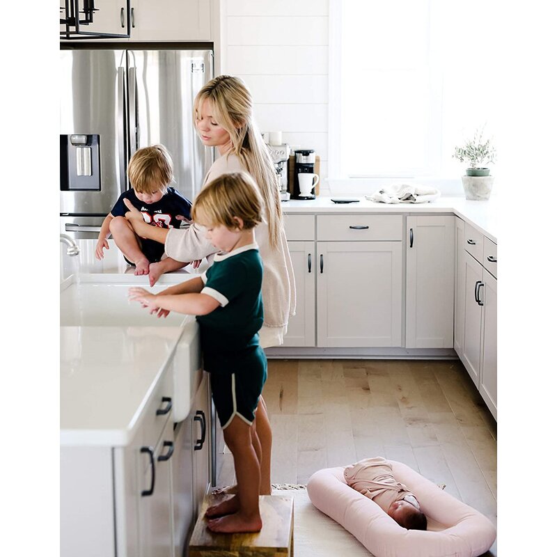 Foldable Crib Soft Cotton Newborn Sleep Sack Pillow Nest Newborn Lounger