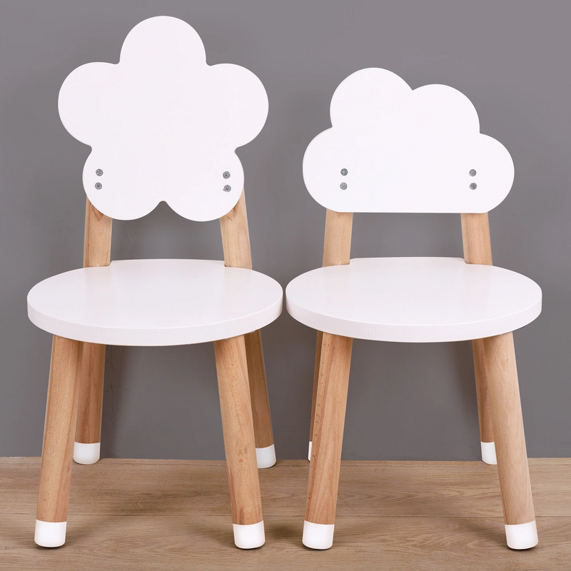Tavolino Bimbi Detachable Wood Table Top Madeira Children's Table with Chairs