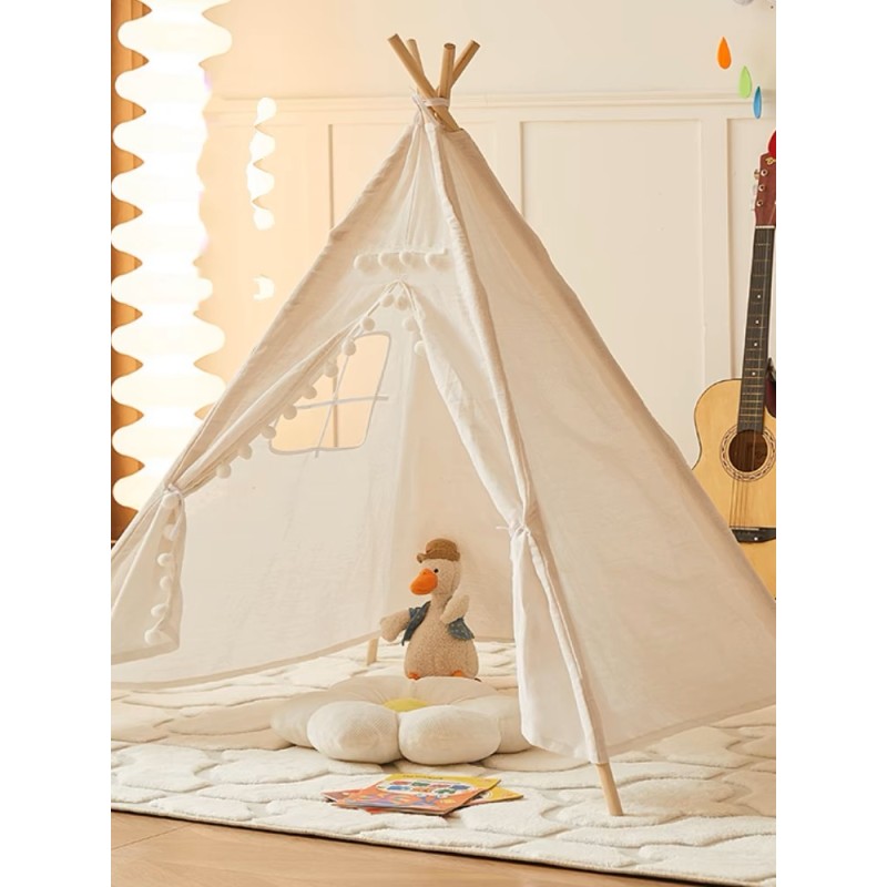 Indoor Montessori Wooden Children's Playhouse Tent