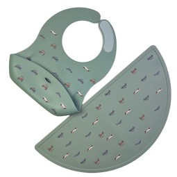 Food-Grade Silicone Baby Accessories Product Animal Bottle Utensils Silicone Baby Feeding Set