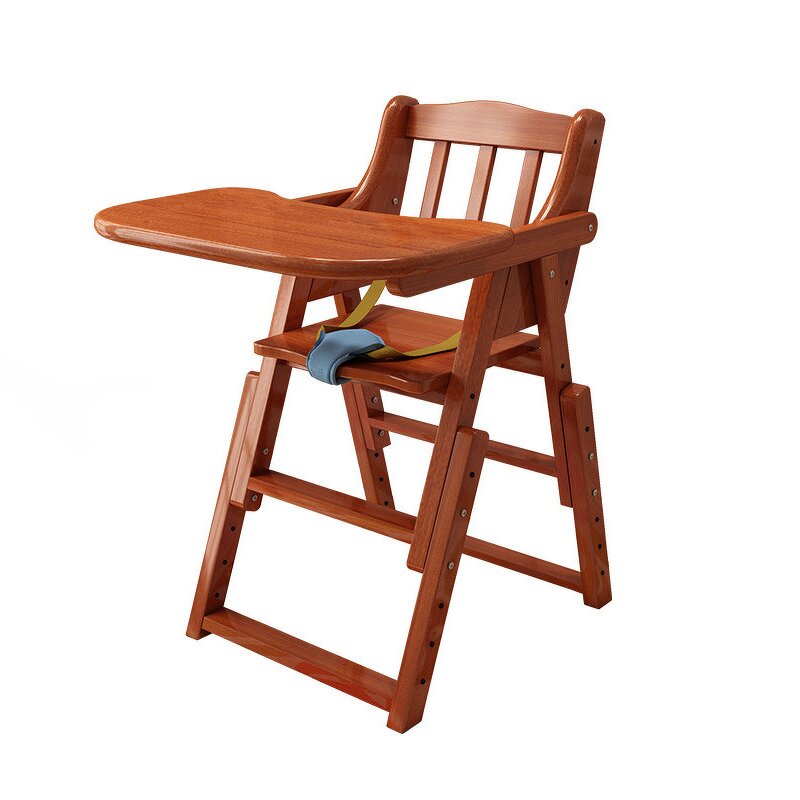 Wholesale Multifunctional Adjustable Adult Baby Feeding High Luxury Wooden Baby Feeding High Chair