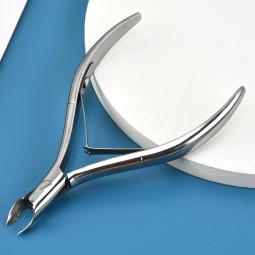 Round Cuticle Nipper Nail Manicure Scissors Cuticle Scissors Trimmer Dead Skin Removal Pedicure Stainless Steel Cutter Pliers